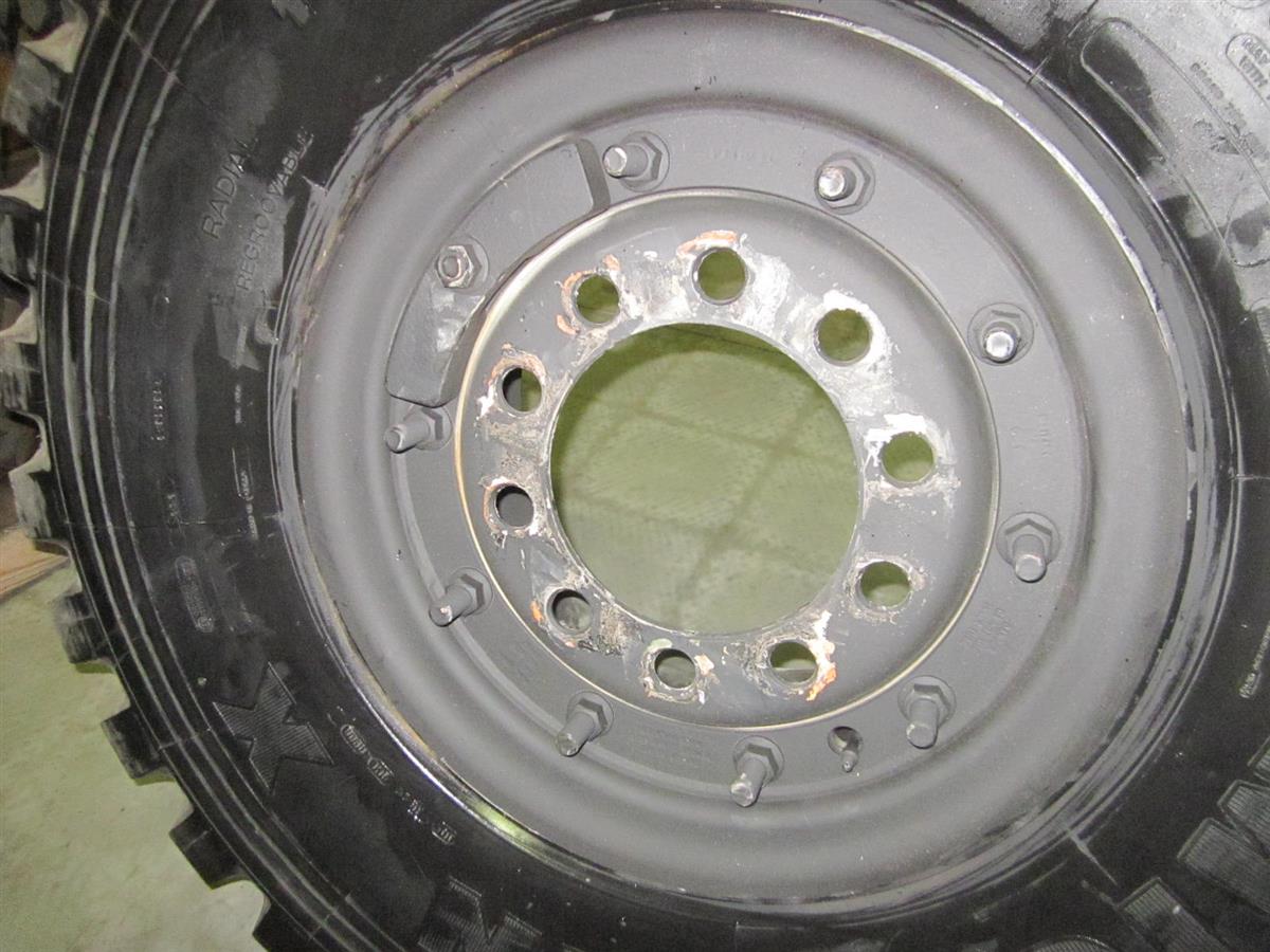 14.00R20 Michelin XZL Tire 75% or better Mounted on 10 Hole 10